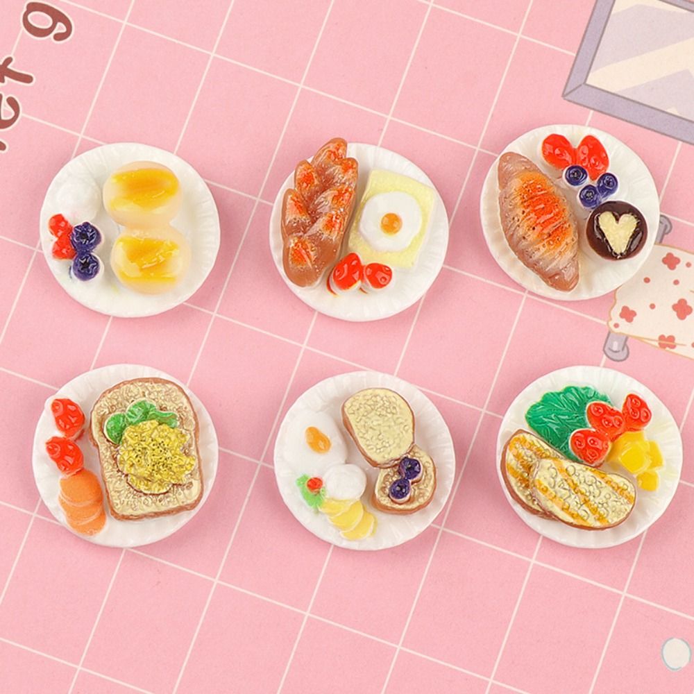 Kids Outdoor Kitchen Accessories - Creative Dollhouse Miniature Simulation Food Model