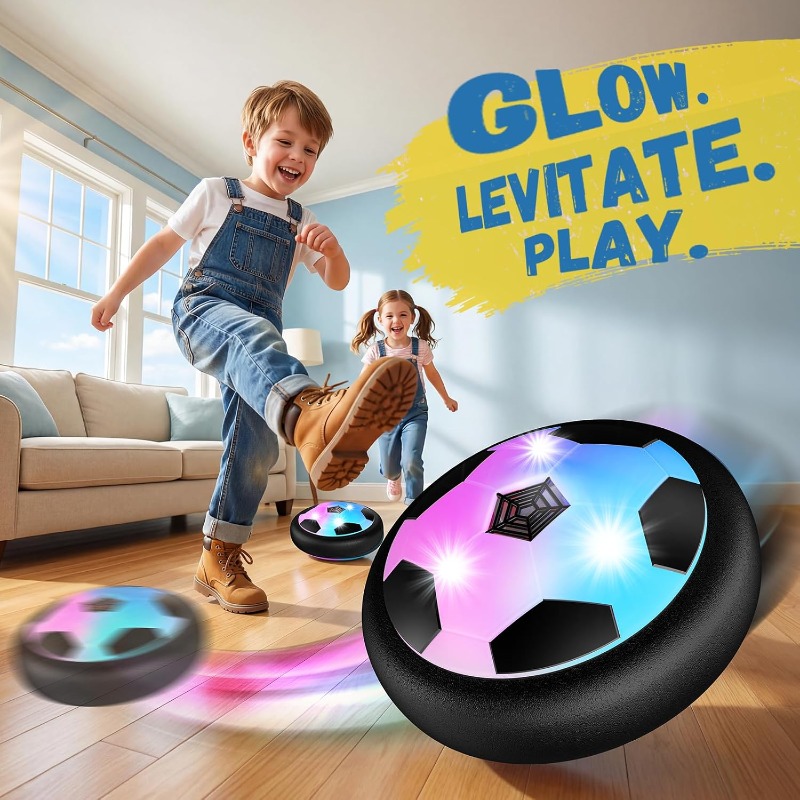 Kids Outdoor Music - LED Hover Soccer Ball Air Power
