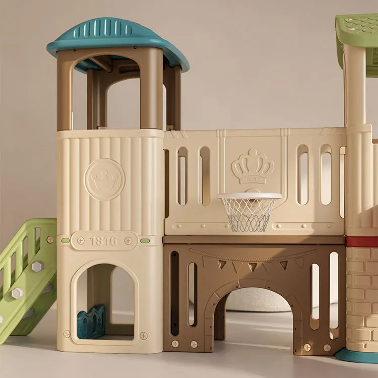 Hot Sale Children Play House O - Kids Outdoor House With Slide review and price
