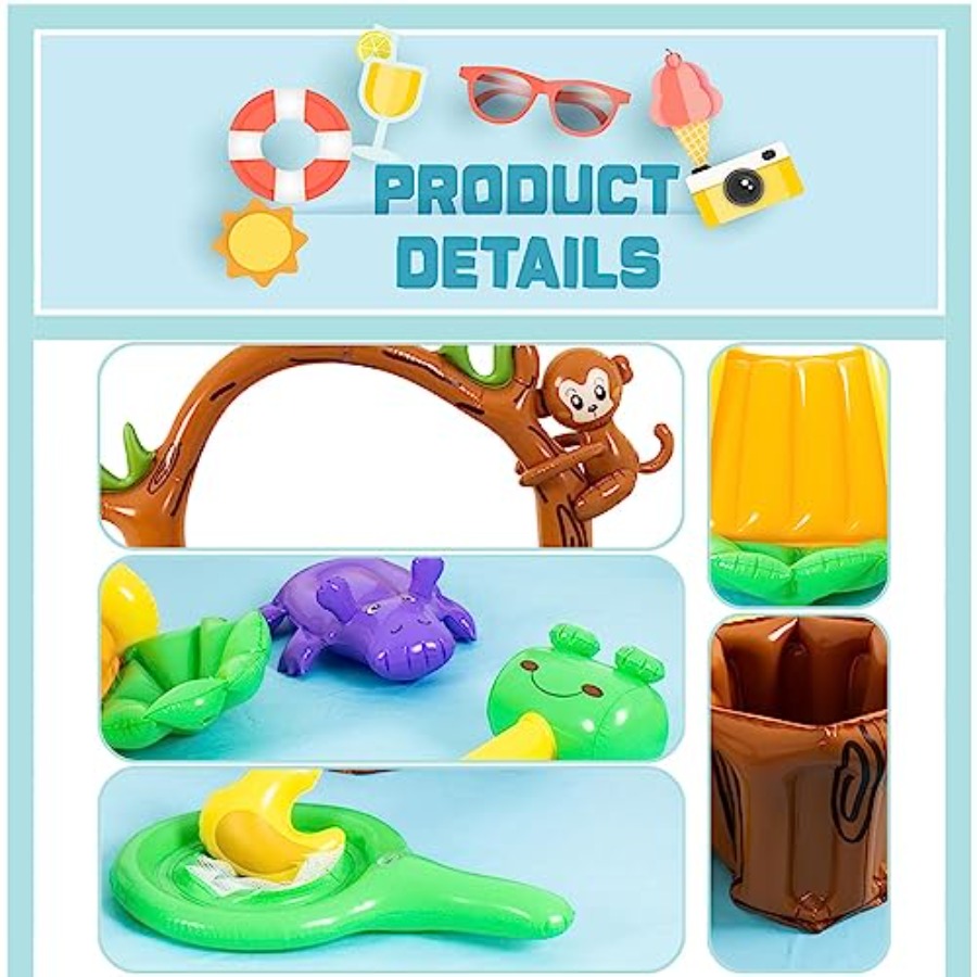 Outdoor inflatable jungle anim - Kids Outdoor Garden Toys review and price