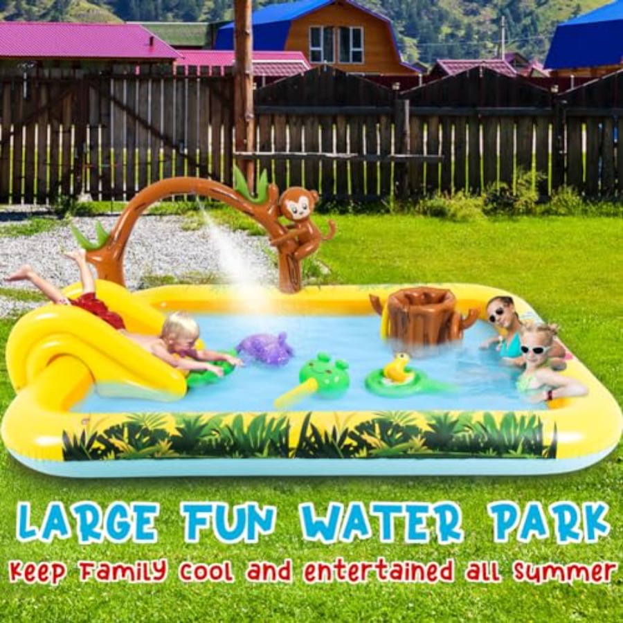 Outdoor inflatable jungle anim - Kids Outdoor Garden Toys review and price
