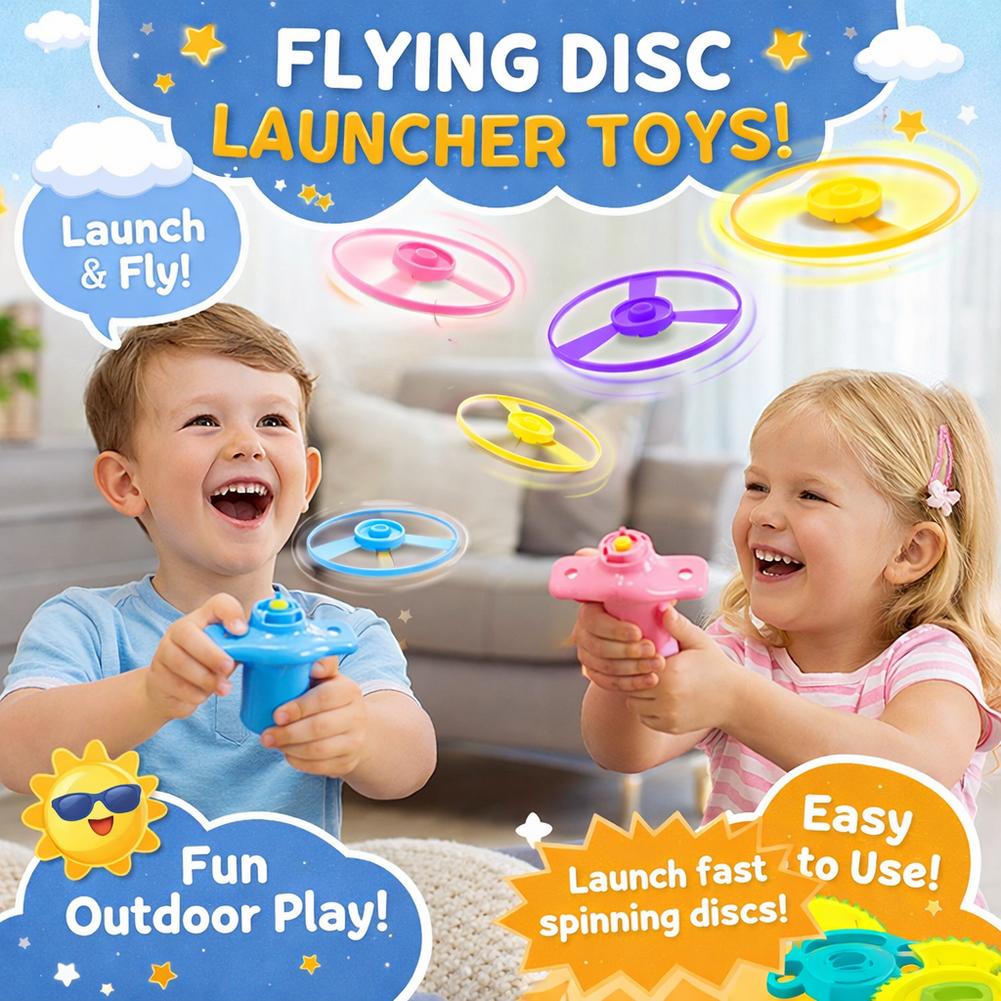 Flying Disc Launcher Toy Kids  - Kids Outdoor Fort Building Kit review and price