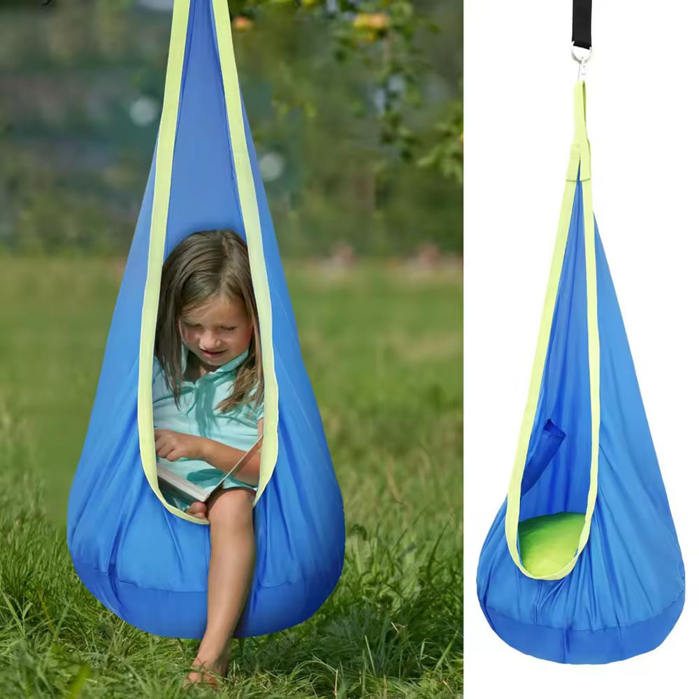 Kids Pod Swing Seat Nylon Hang - Kids Outdoor Hammock Chair review and price