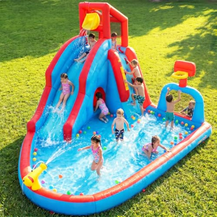 Backyard outdoor water slide i - Kids Outdoor House With Slide review and price