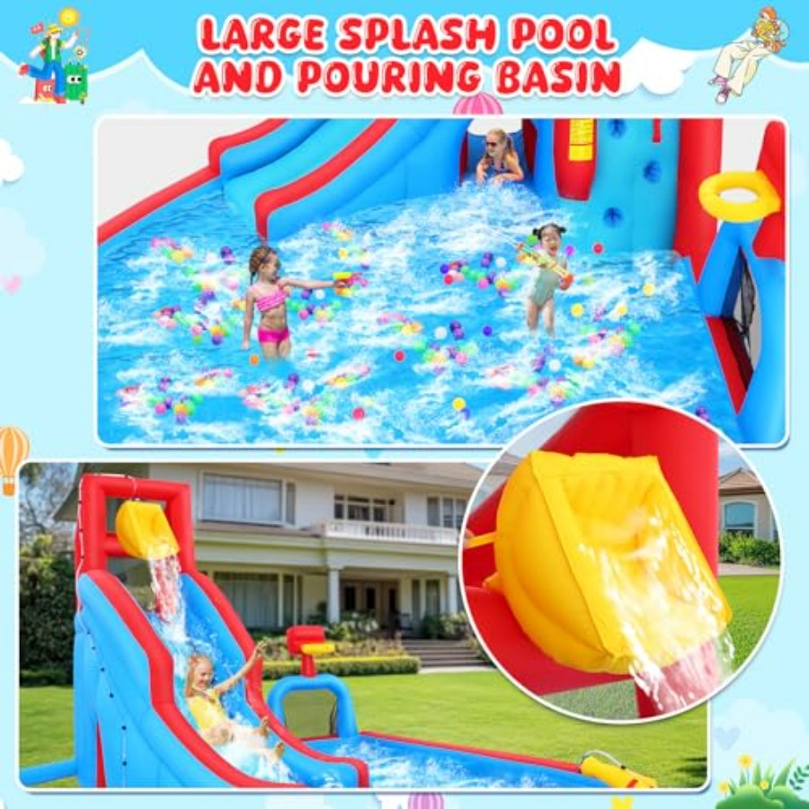 Backyard outdoor water slide i - Kids Outdoor House With Slide review and price