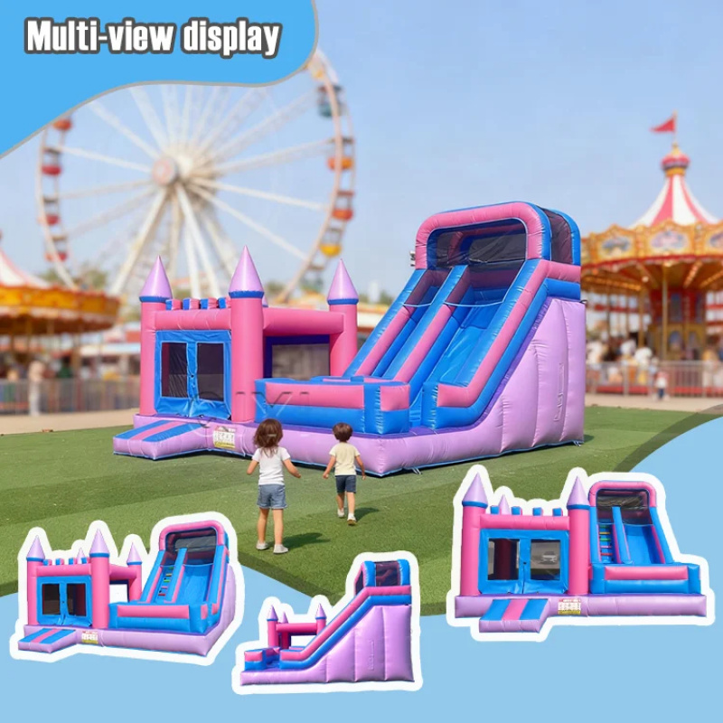 Commercial Bounce House Colorf - Kids Outdoor Slide review and price