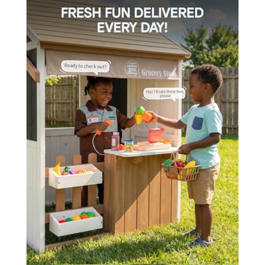 Outdoor kids playhouse for age - Kids Outdoor Bbq review and price