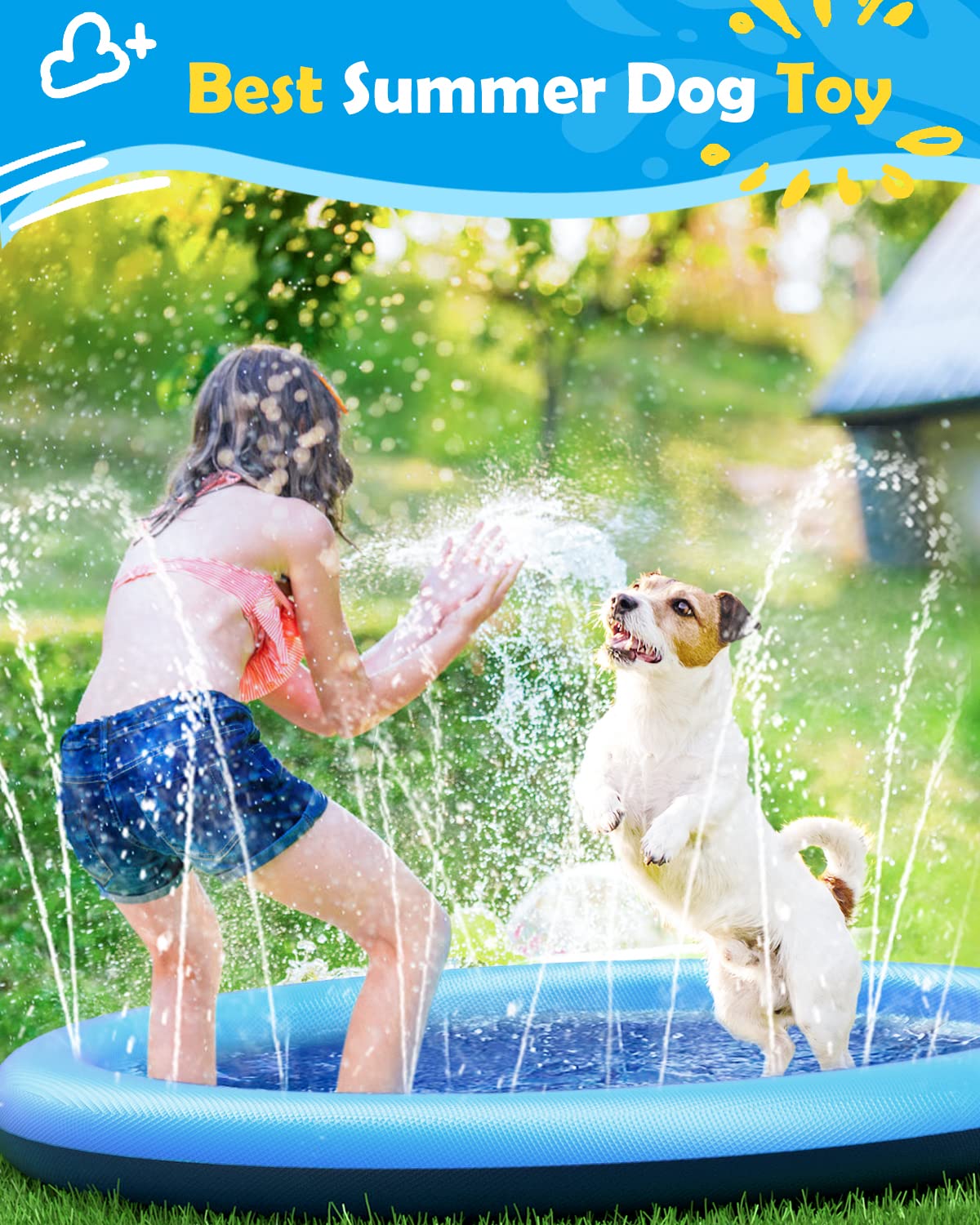Dog Splash Pad Thick Sprinkler - Sprinkler Splash Pad review and price