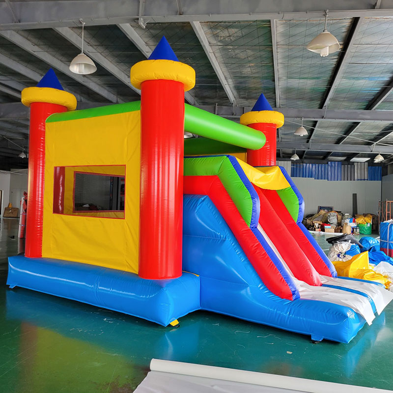 Bounce House with Slide Jumpin - Kids Outdoor House With Slide review and price