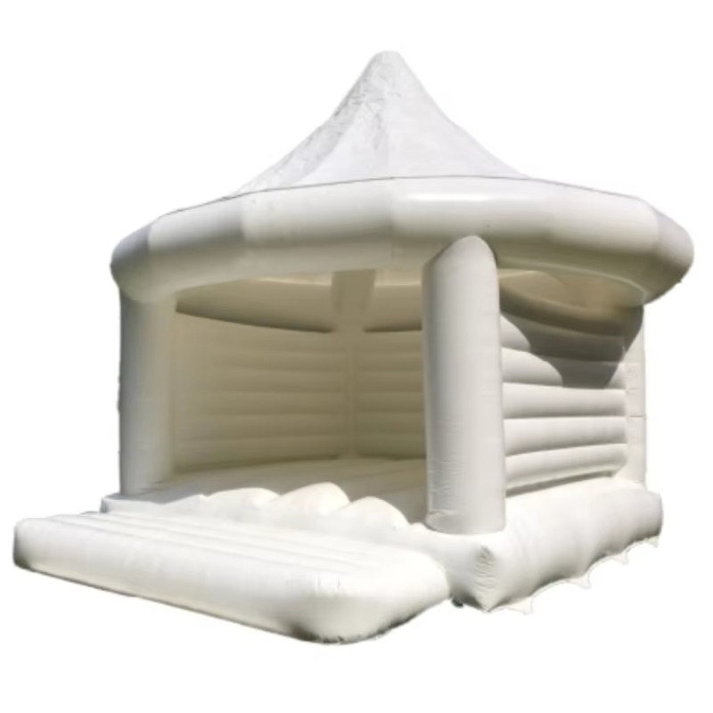 Inflatable White Wedding Bounc - Outdoor Toys For Kids review and price