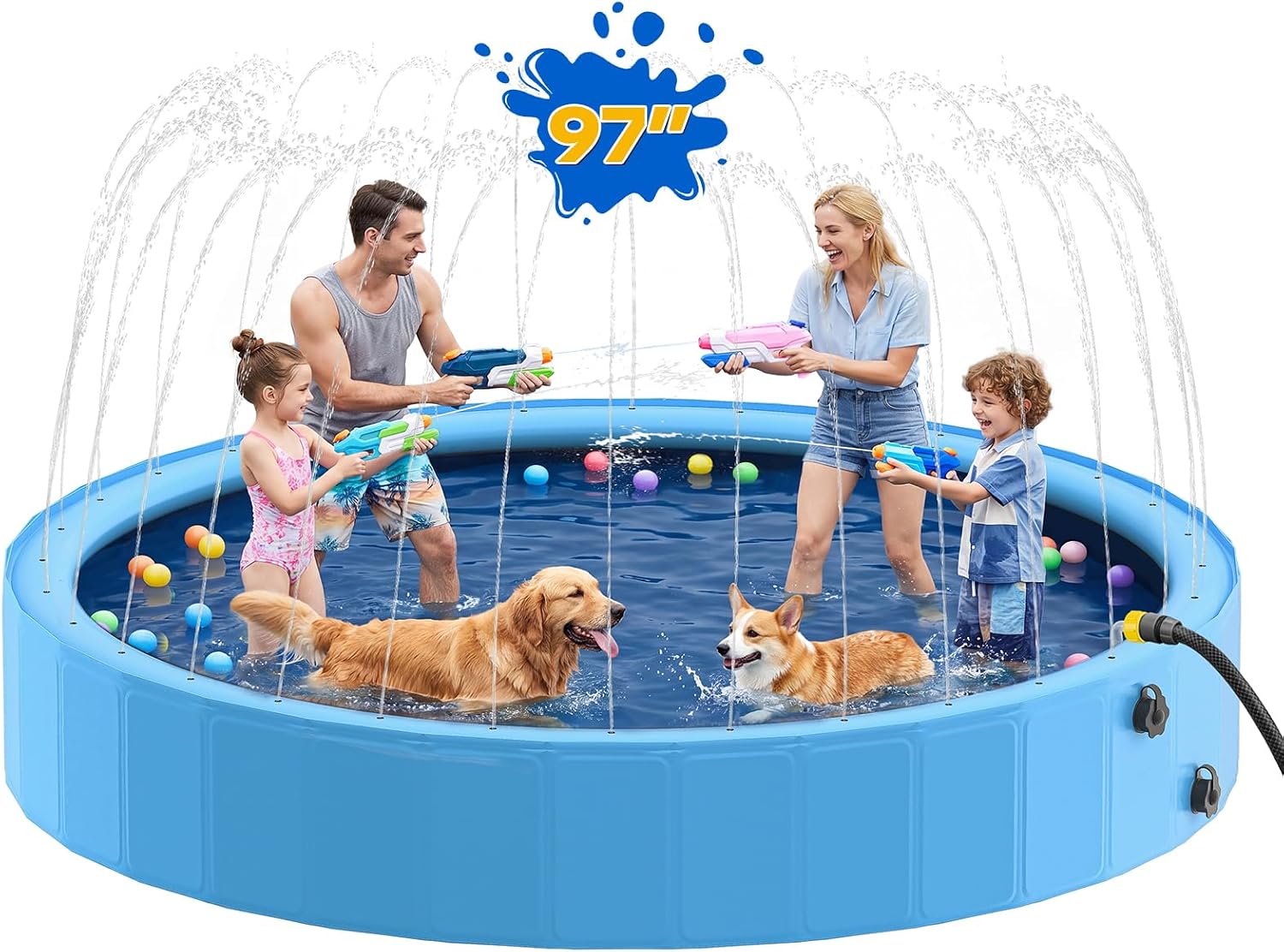 Splash Pad PVC Material Large  - Sprinkler Splash Pad review and price