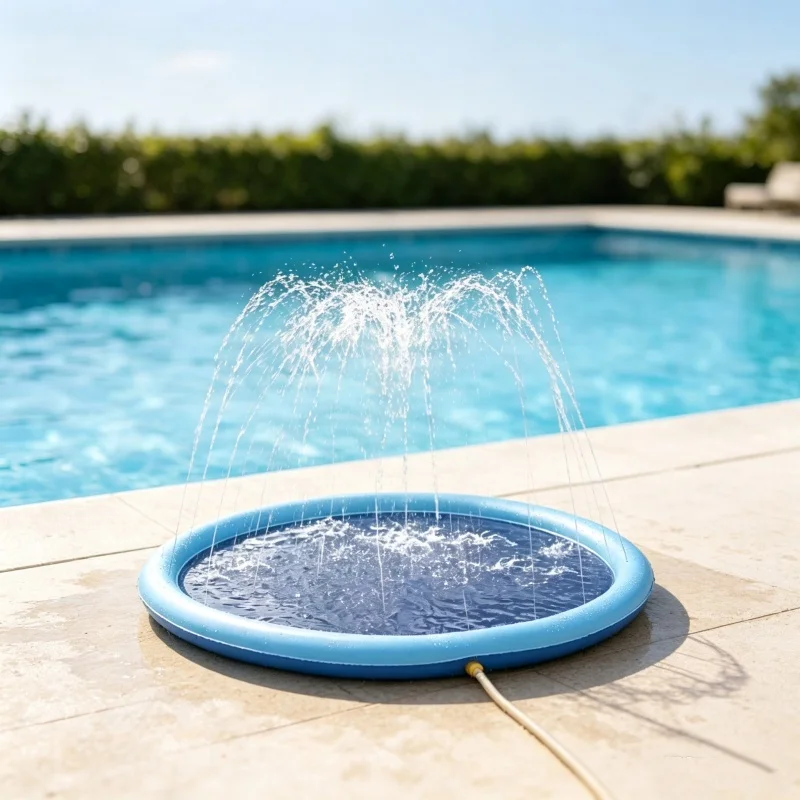 Thickened Anti Slip Splash Pad - Sprinkler Splash Pad review and price