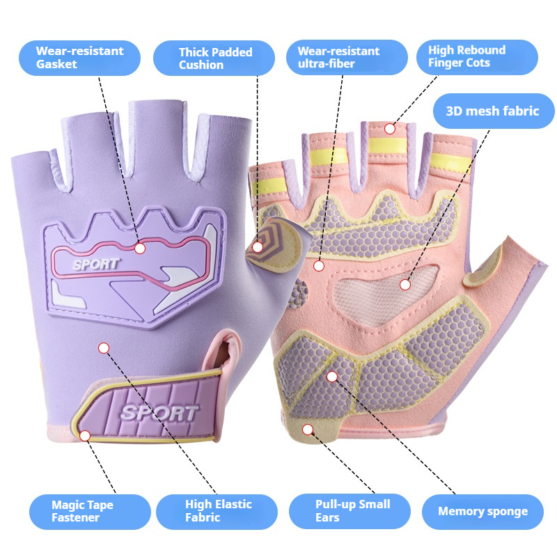Kids Sports Half‑Finger Gloves - Kids Outdoor Monkey Bars review and price