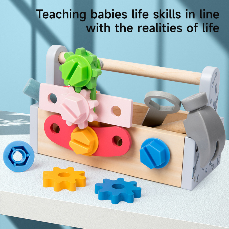 Children Toolbox Wooden Toys D - Kids Outdoor Wooden Playset review and price