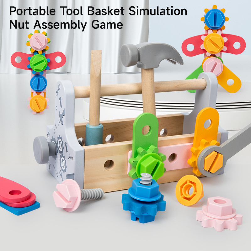 Children Toolbox Wooden Toys D - Kids Outdoor Wooden Playset review and price