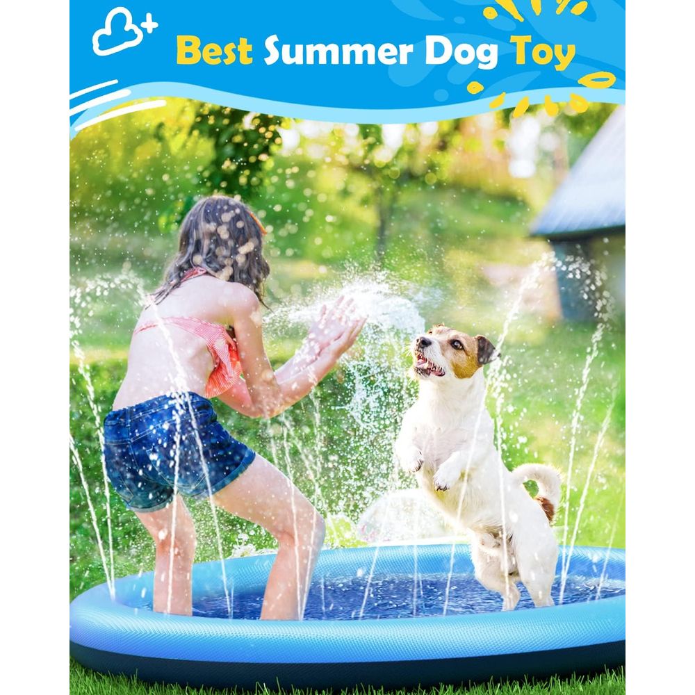 Splash Pad or Anti-Slip Dog Po - Sprinkler Splash Pad review and price