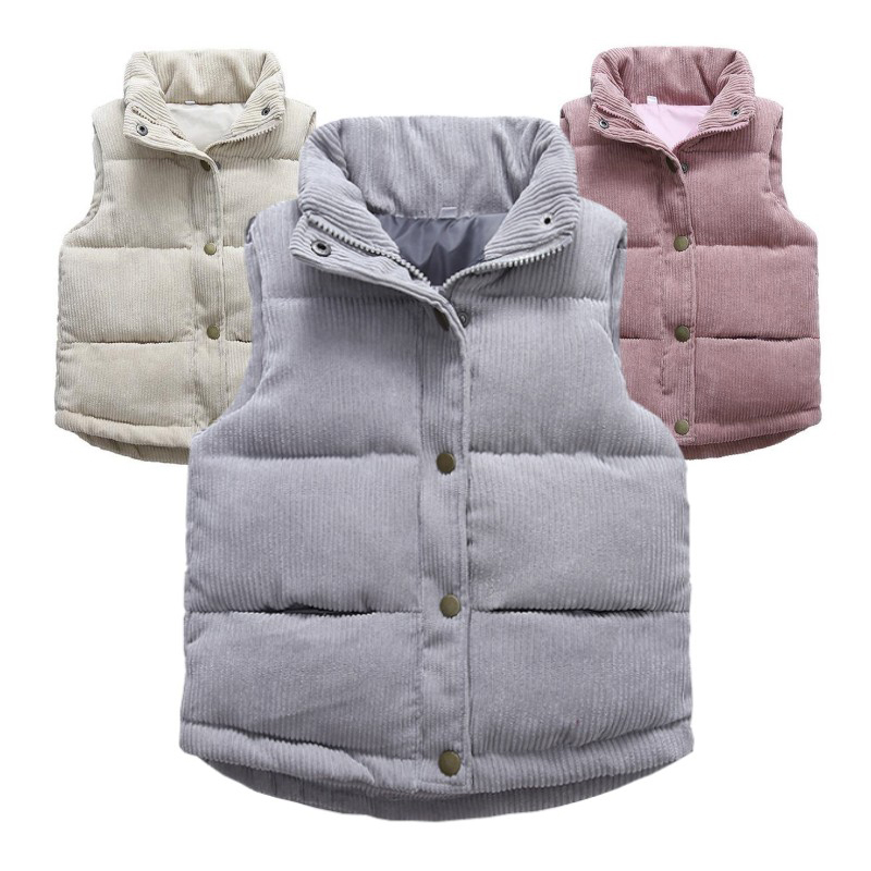 Kids Boys Girls Corduroy Vests - Kids Outdoor Jacket review and price