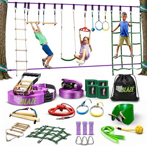 Obstacle Course for Kids - Out - Kids Outdoor Monkey Bars review and price