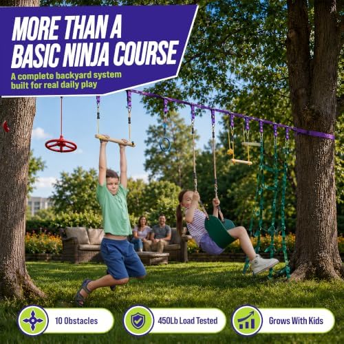 Obstacle Course for Kids - Out - Kids Outdoor Monkey Bars review and price