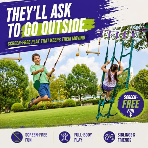Obstacle Course for Kids - Out - Kids Outdoor Monkey Bars review and price