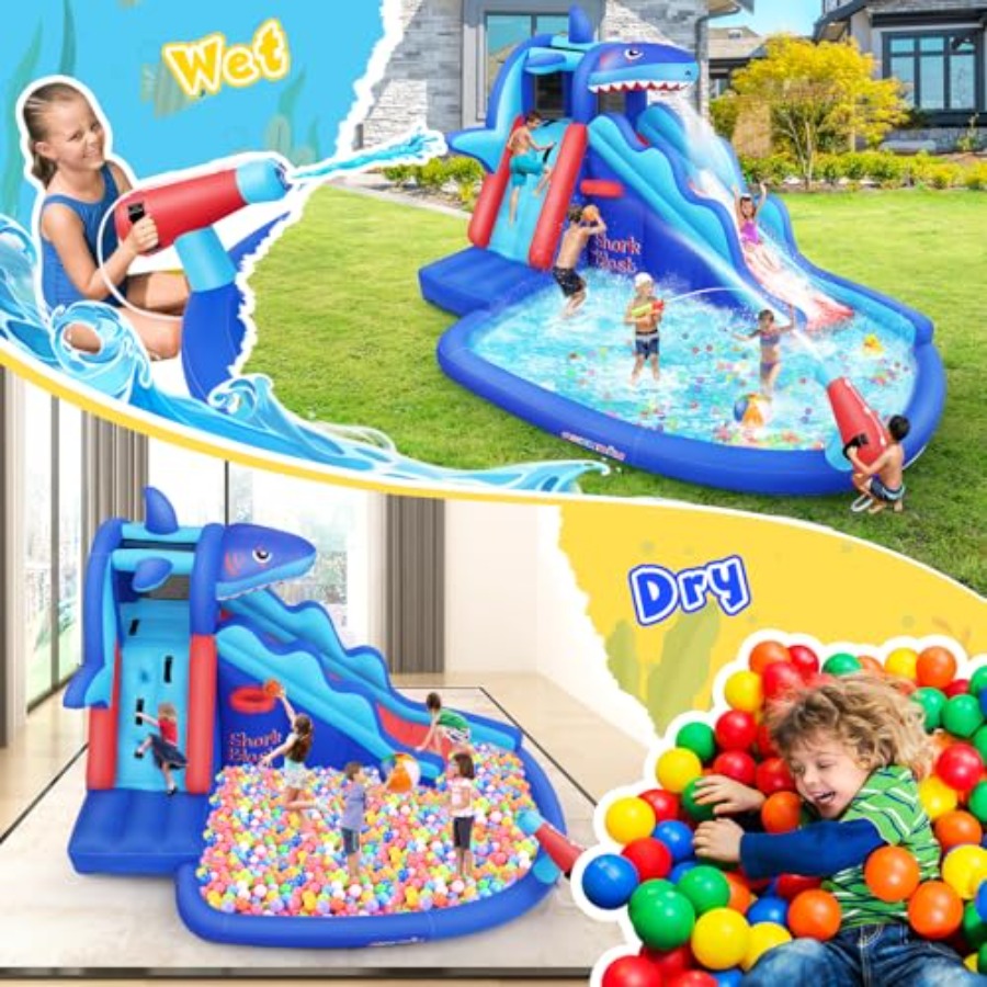 Outdoor/Indoor inflatable wate - Kids Outdoor House With Slide review and price