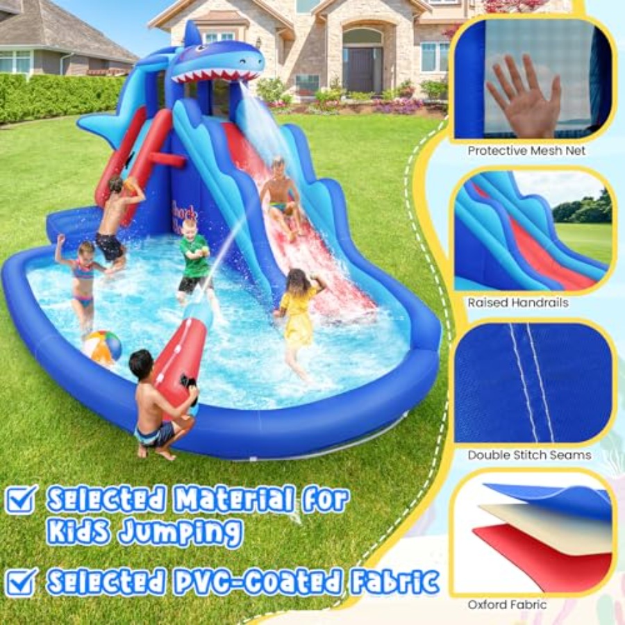 Outdoor/Indoor inflatable wate - Kids Outdoor House With Slide review and price