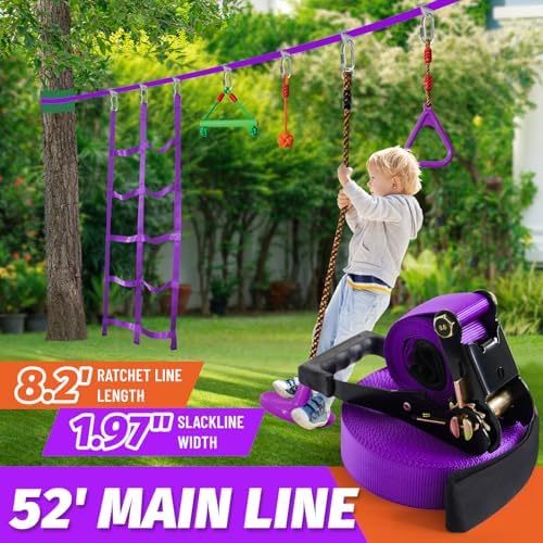 Obstacle Course for Kids-Slack - Kids Outdoor Monkey Bars review and price