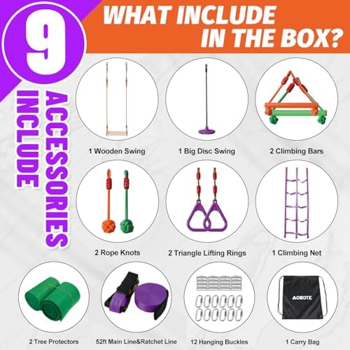 Obstacle Course for Kids-Slack - Kids Outdoor Monkey Bars review and price