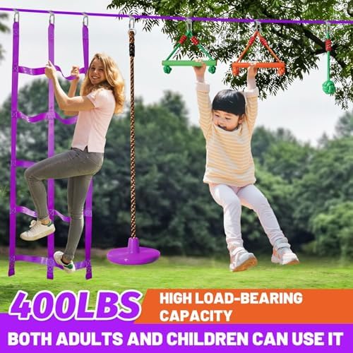 Obstacle Course for Kids-Slack - Kids Outdoor Monkey Bars review and price