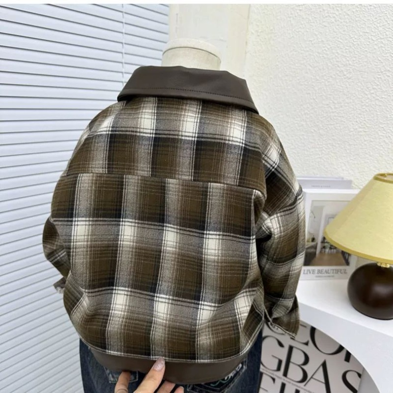 Children's Plaid Jacket Boys S - Kids Outdoor Jacket review and price