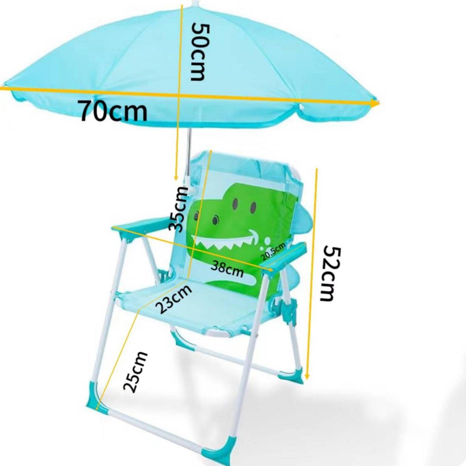 Kids Beach Chair with Umbrella - Kids Outdoor Foldable Chair review and price