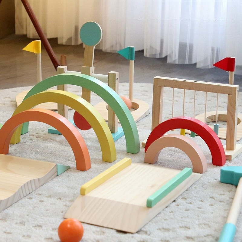 Children Golf Ball Set Wooden  - Kids Outdoor Wooden Playset review and price