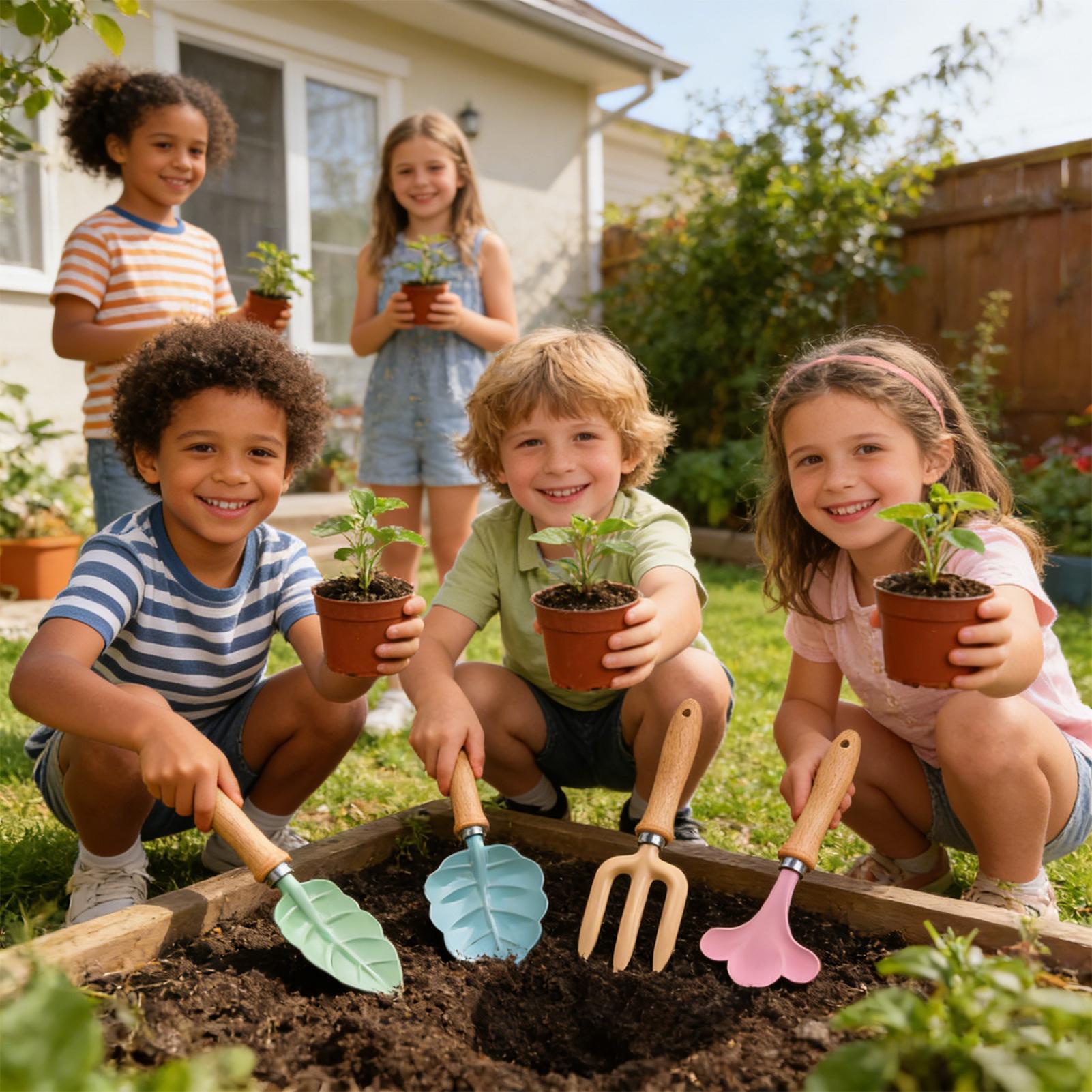 Kids Gardening Set 4 Piece Lea - Kids Outdoor Garden Toys review and price