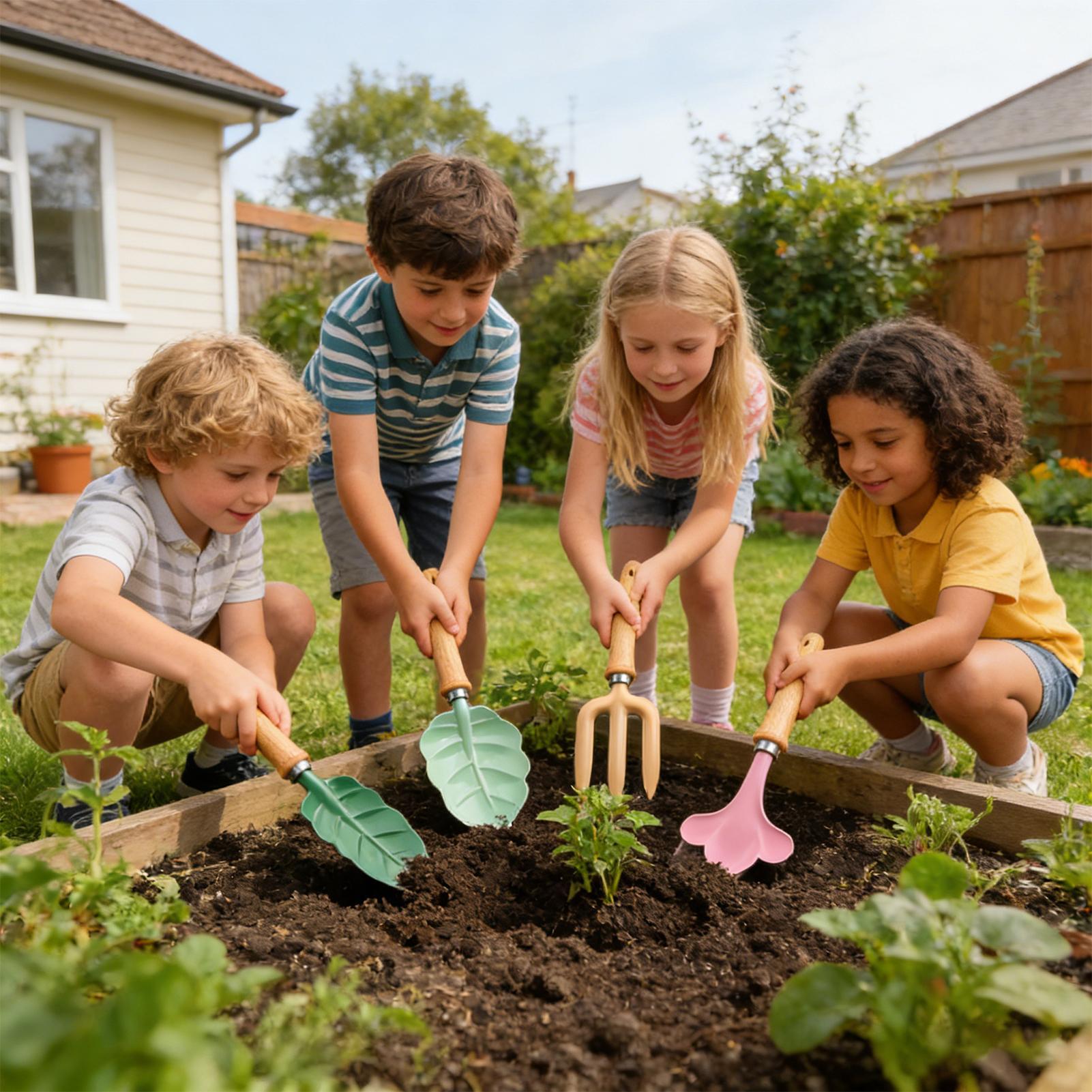 Kids Gardening Set 4 Piece Lea - Kids Outdoor Garden Toys review and price