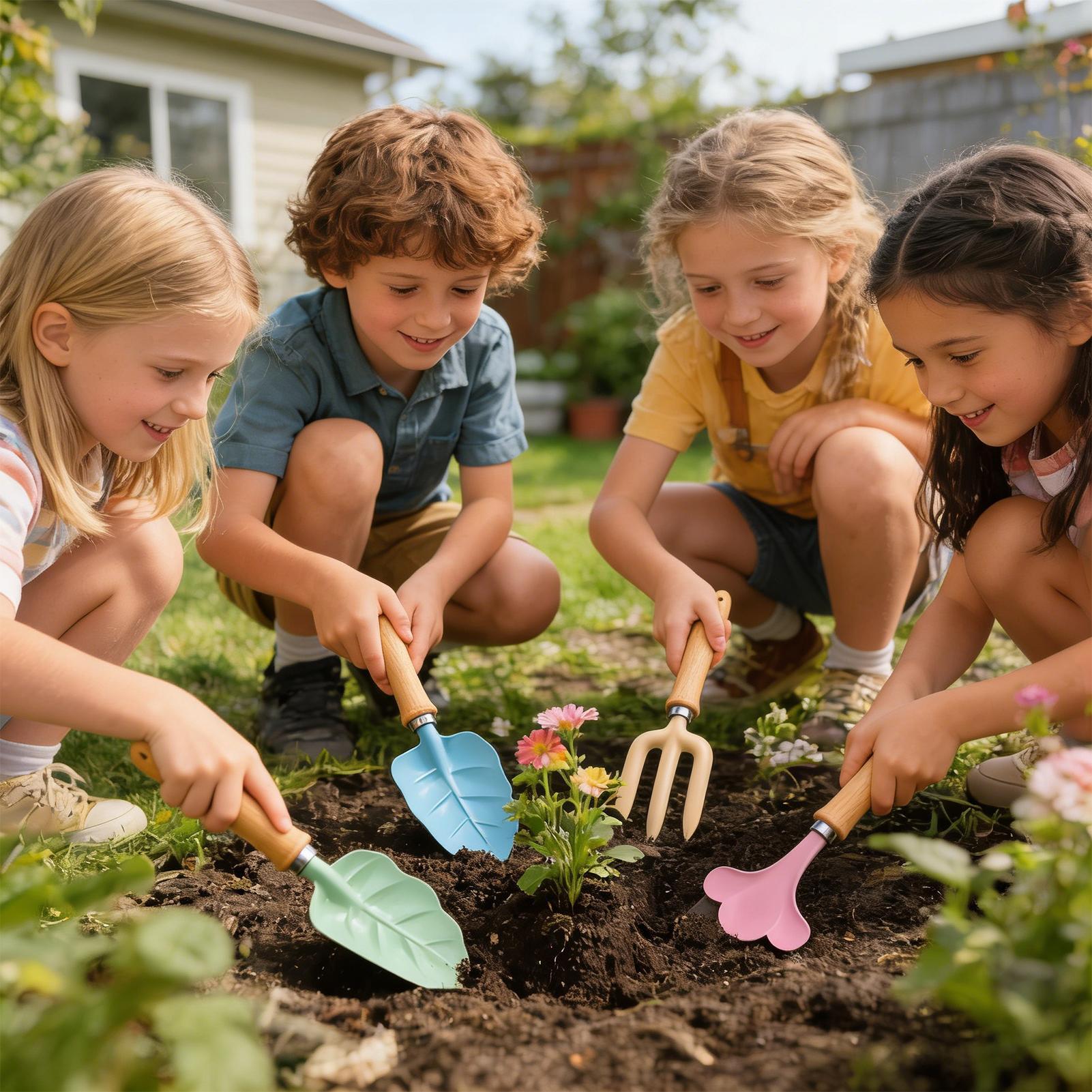 Kids Gardening Set 4 Piece Lea - Kids Outdoor Garden Toys review and price