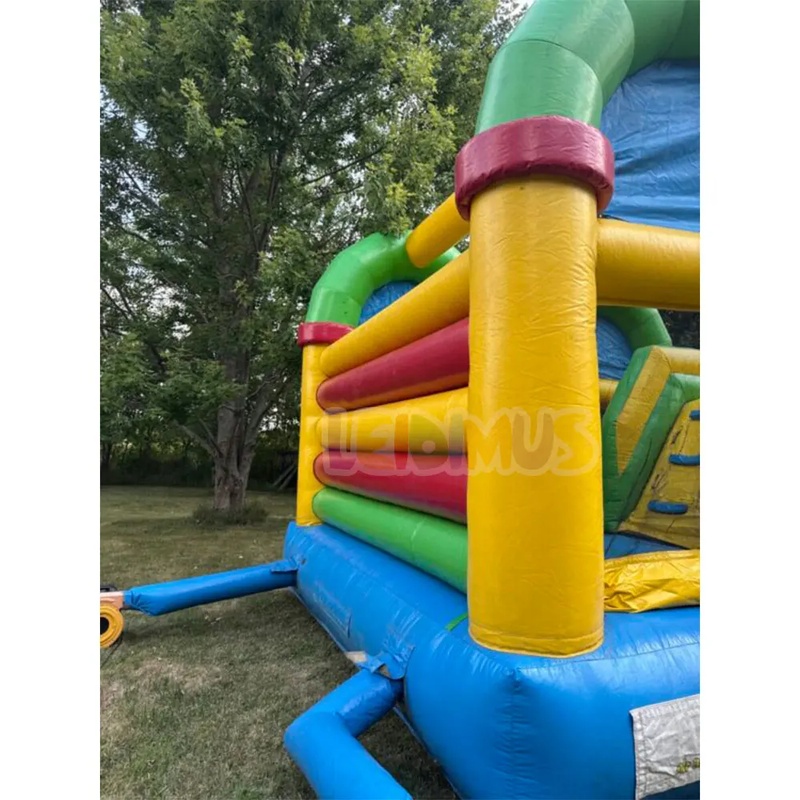 Commercial Inflatable Obstacle - Kids Outdoor House With Slide review and price
