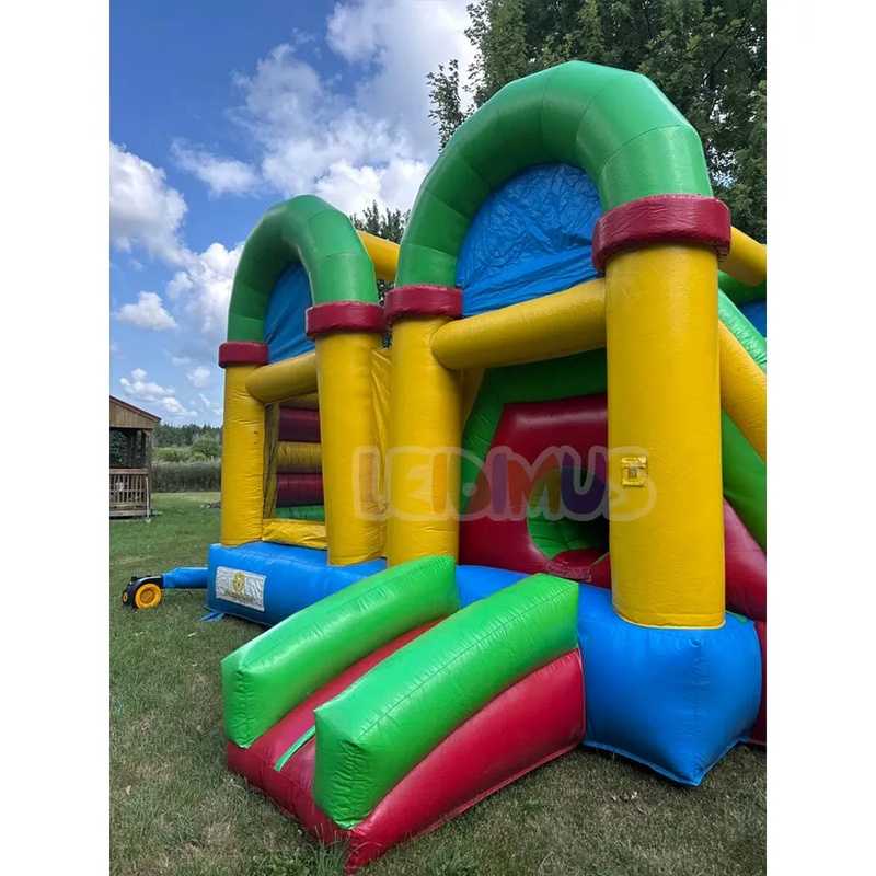 Commercial Inflatable Obstacle - Kids Outdoor House With Slide review and price