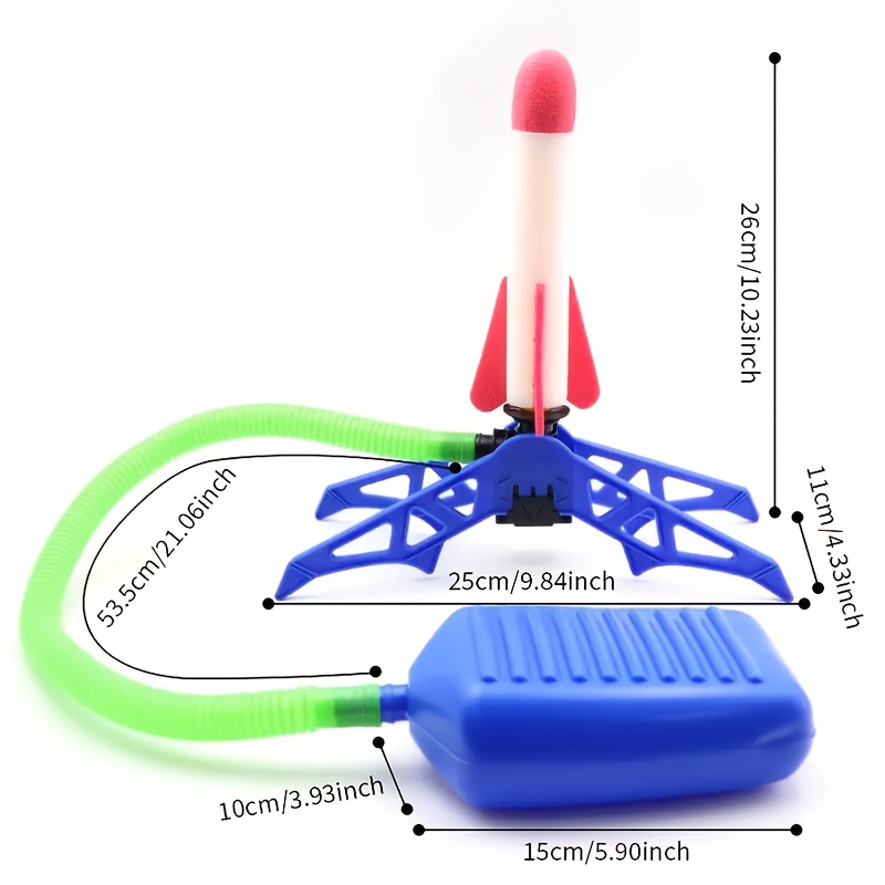 Kid Air Rocket Foot Pump Launc - Kids Outdoor Fort Building Kit review and price
