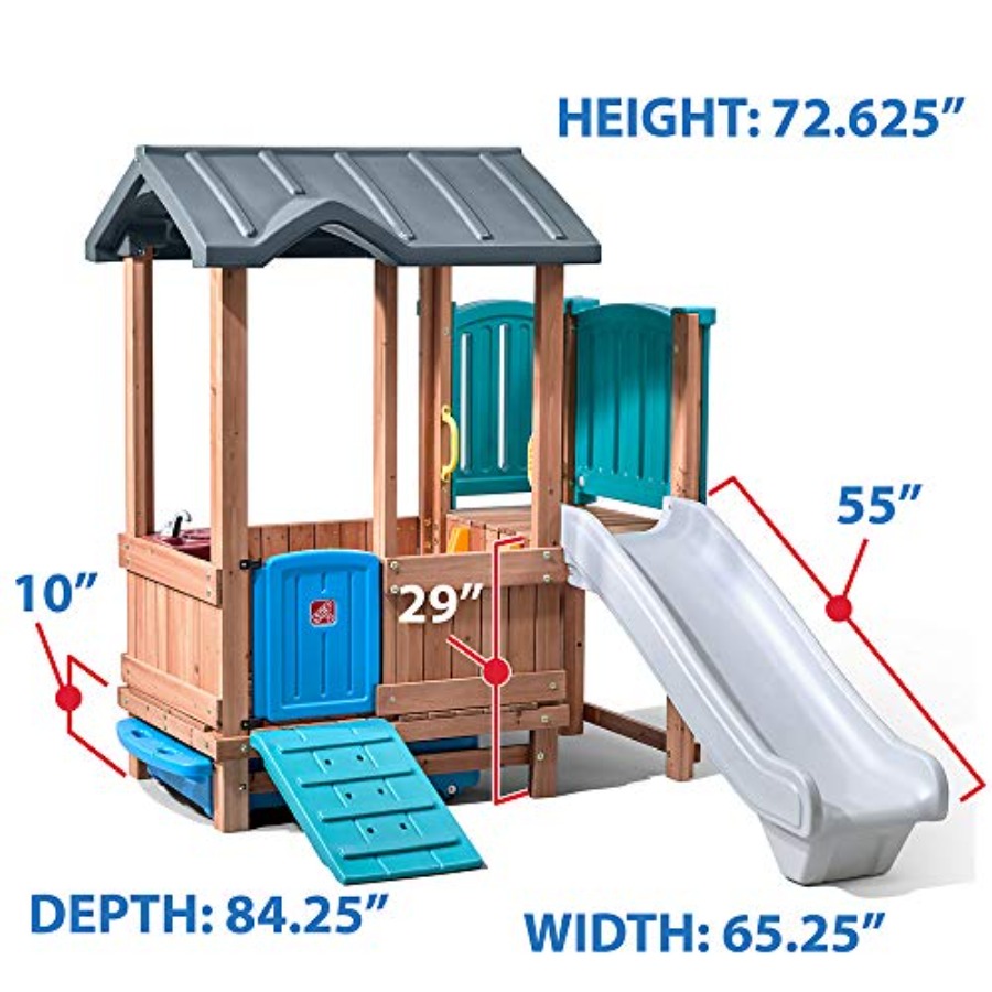 Woodland Adventure Playhouse & - Kids Outdoor Wooden Playset review and price