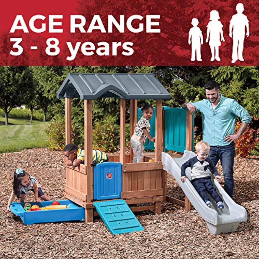 Woodland Adventure Playhouse & - Kids Outdoor Wooden Playset review and price