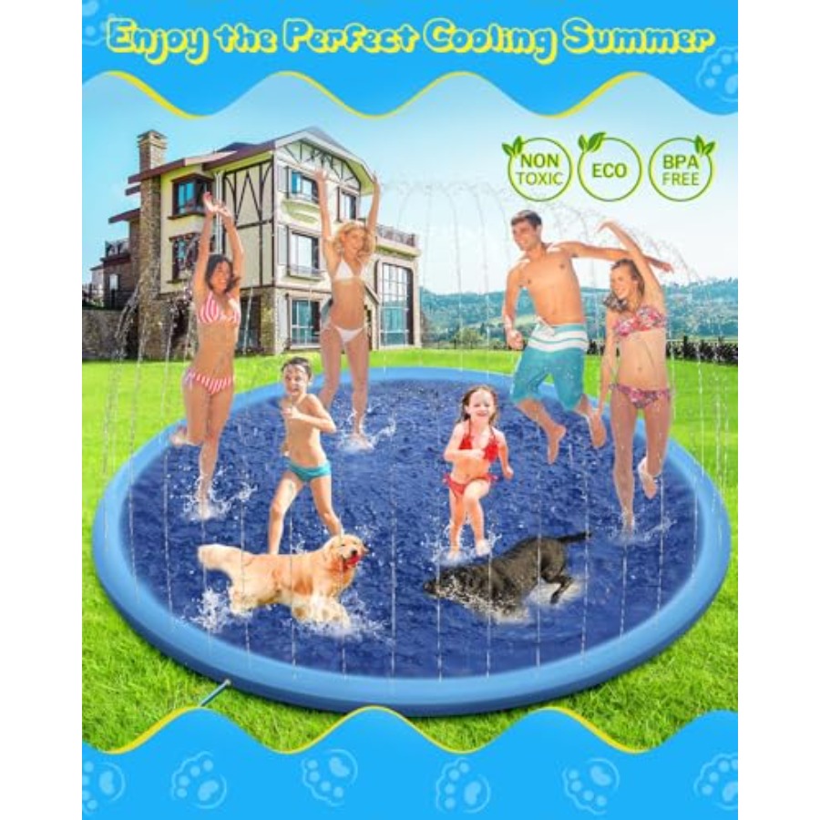 Outdoor splash pad for kids an - Sprinkler Splash Pad review and price