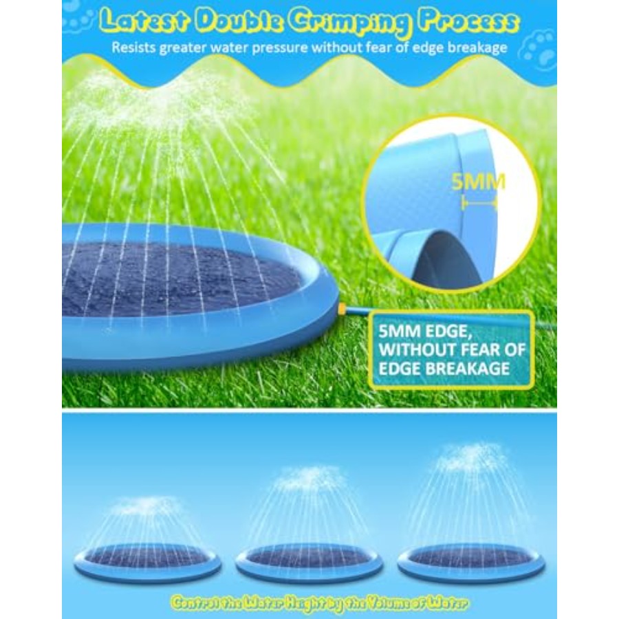 Outdoor splash pad for kids an - Sprinkler Splash Pad review and price