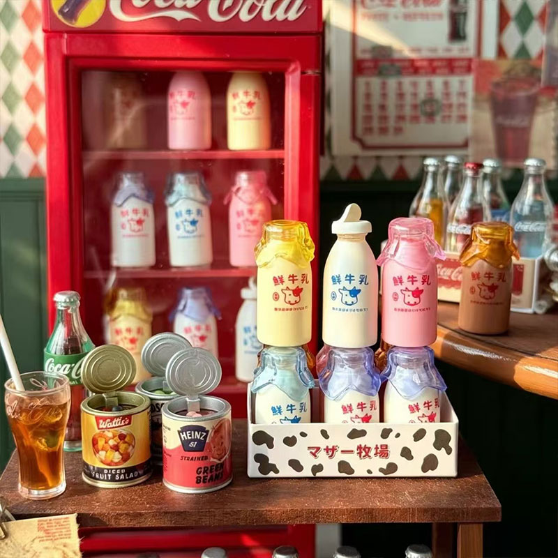 Mini Cola Milk Bottle Set 6 Co - Kids Outdoor Kitchen Accessories review and price