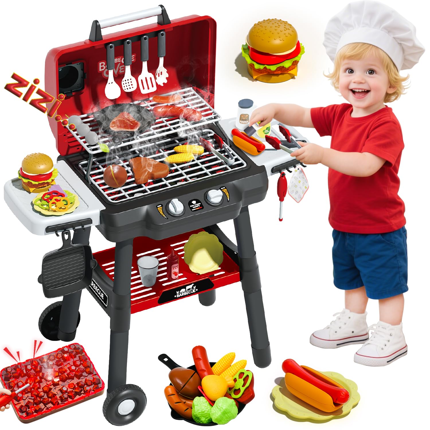 Kid Toy Grill, BBQ Grill Plays - Kids Outdoor Bbq review and price