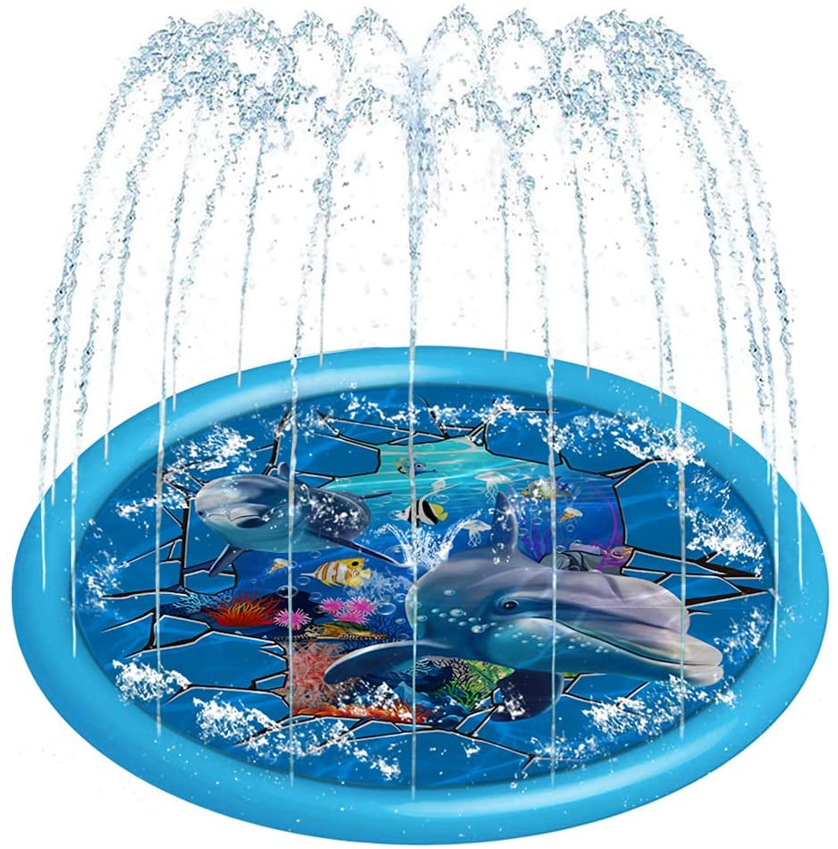 Inflatable Splash Pad for Kids - Sprinkler Splash Pad review and price