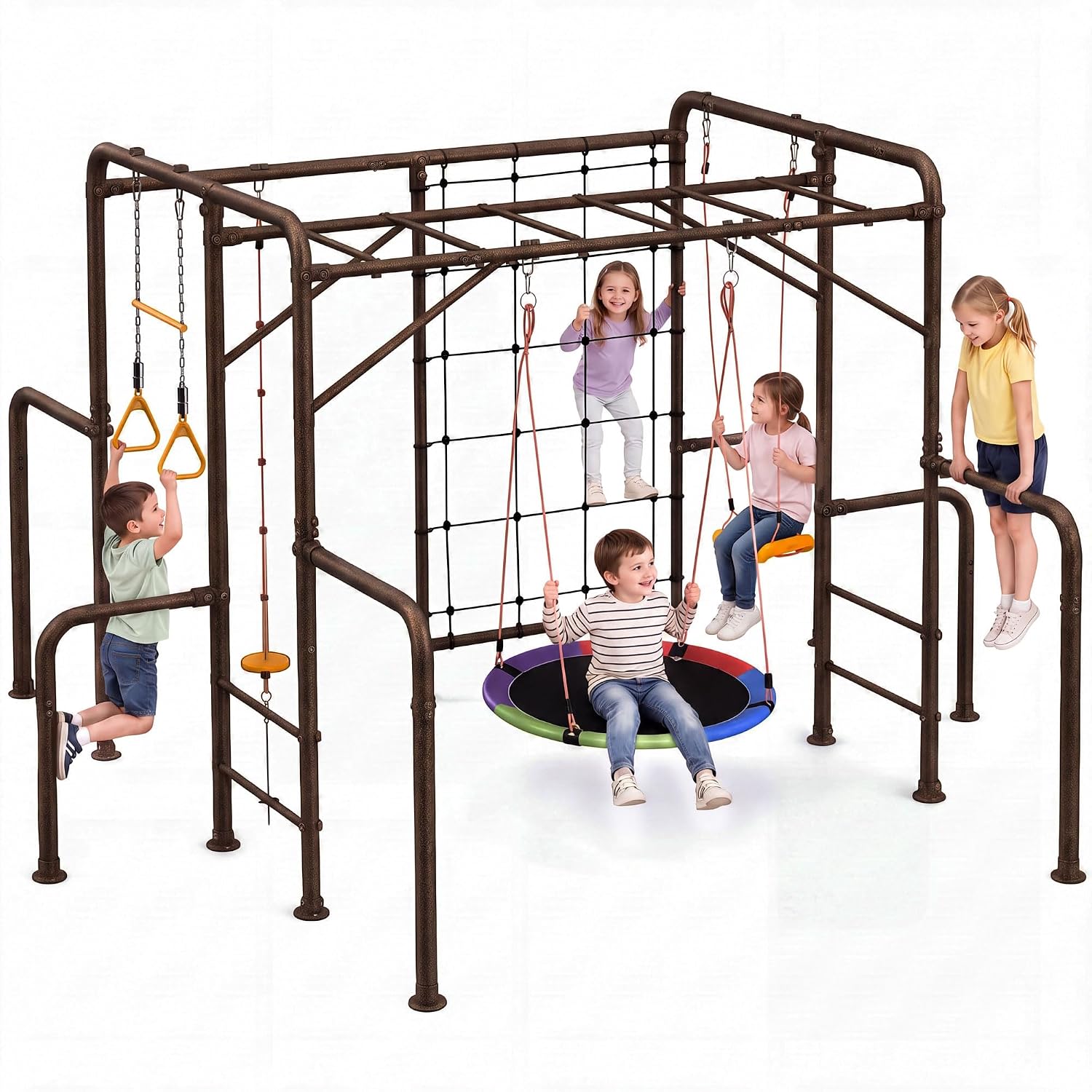 7-in-1 Outdoor Jungle Gym Monk - Kids Outdoor Monkey Bars review and price