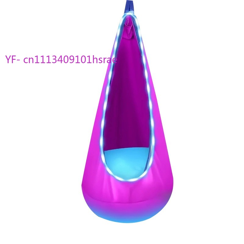 Glowing LED Inflatable Hammock - Kids Outdoor Hammock Chair review and price