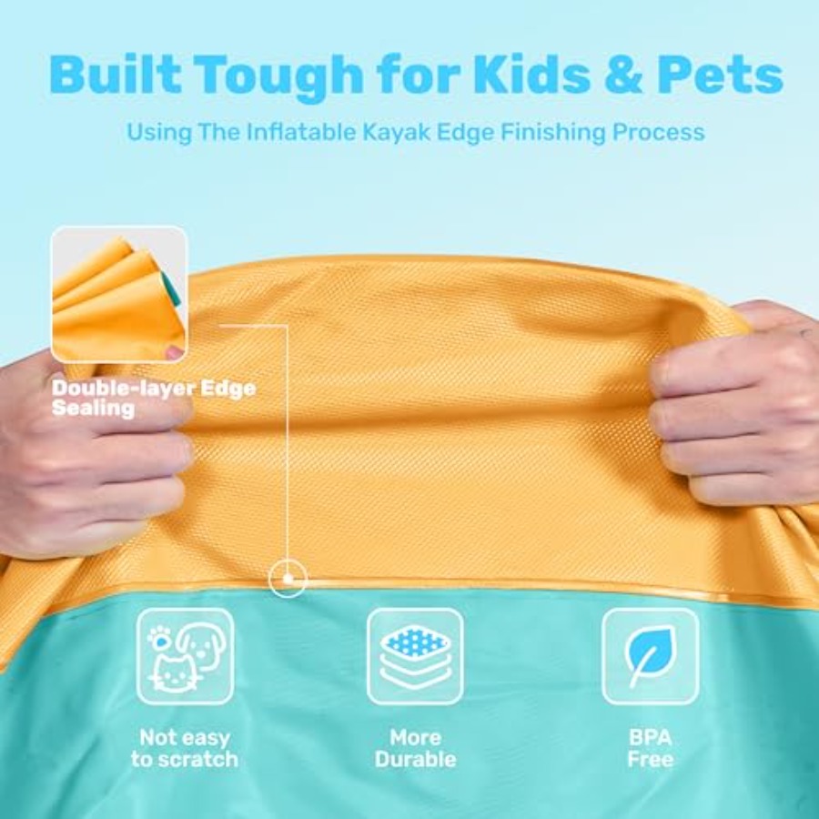 Outdoor water play mat for tod - Sprinkler Splash Pad review and price