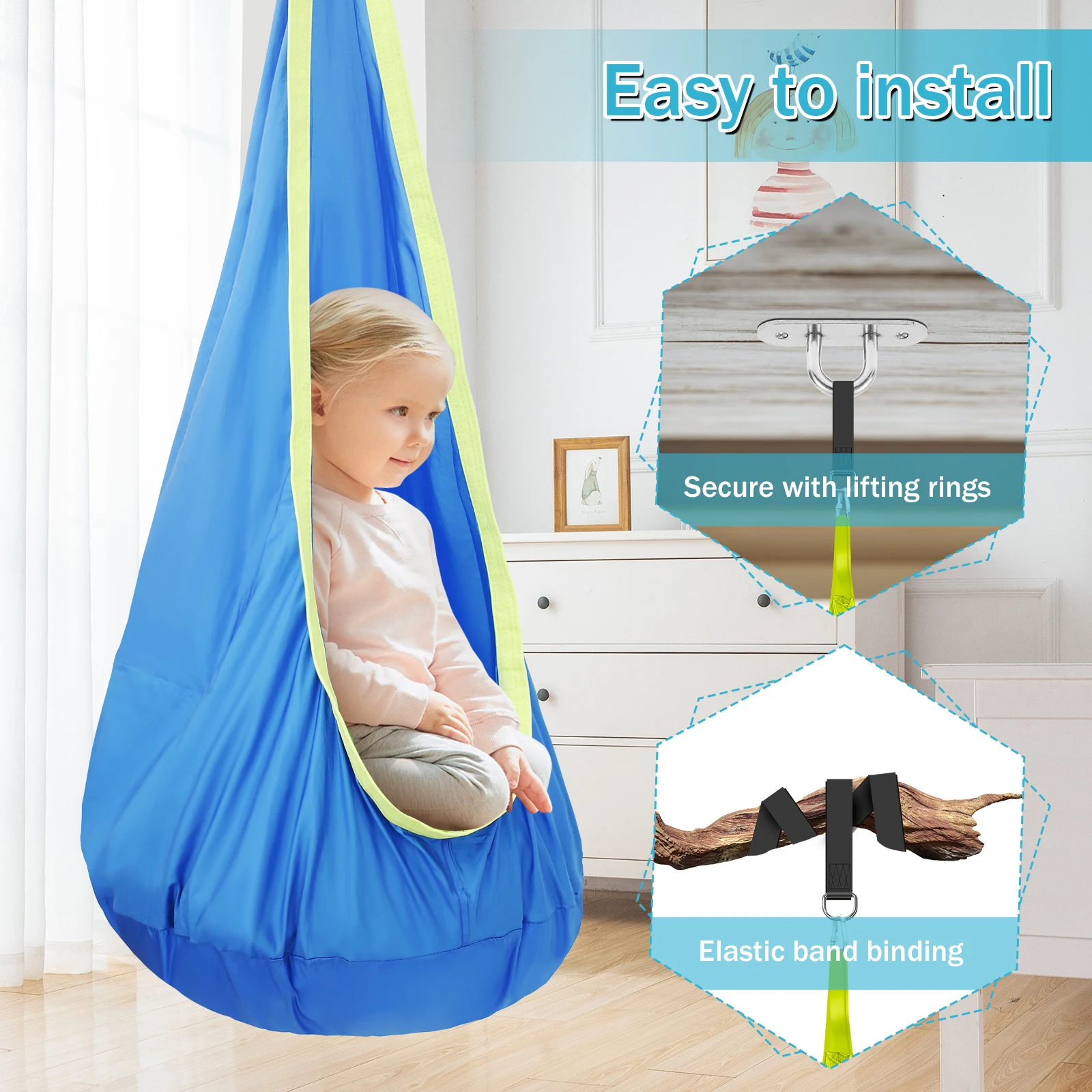 Chair Sensory Swing Chair Kids - Kids Outdoor Hammock Chair review and price
