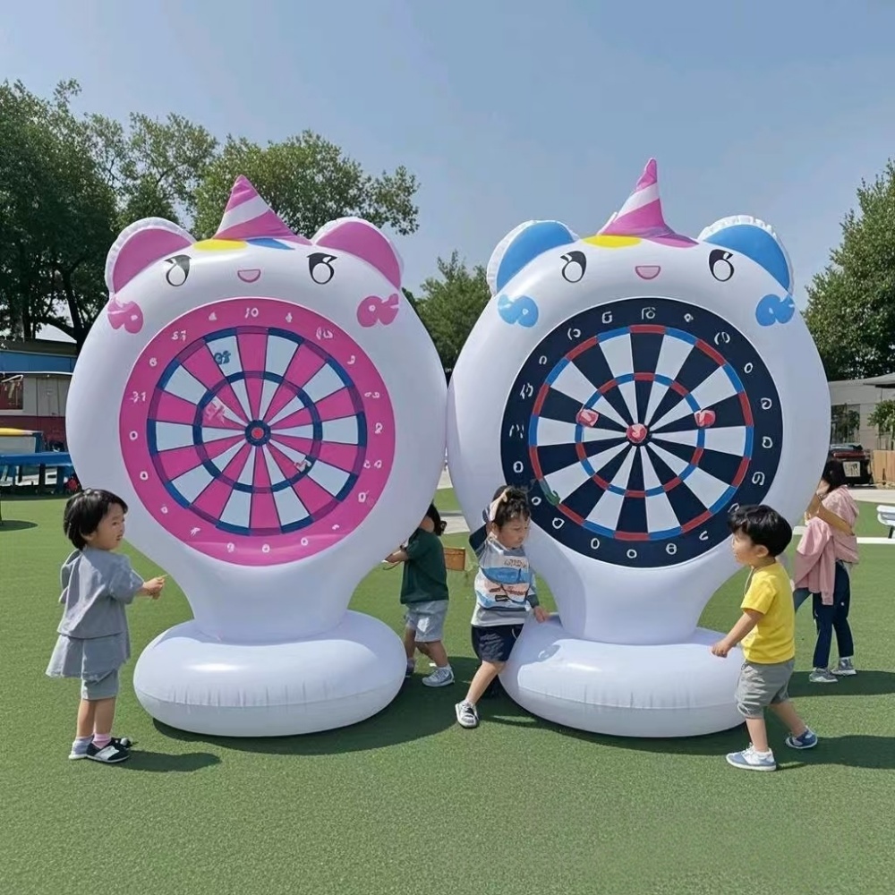 Inflatable Unicorn Throwing Ga - Kids Outdoor Garden Toys review and price